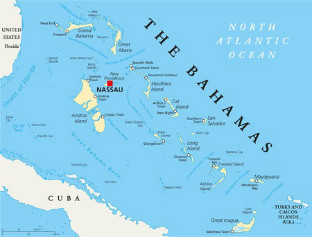 map bahamas